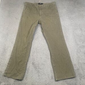 FORMER Mens Size 34 Green Pockets Wide Leg Utility Skateboarding Y2K Skater